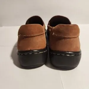 Clarks Women's Cora Ashly Loafer, Black Leather, 8.5 Wide Clarks Women\u0027s Cora Ashly Suede Loafer Flats Black Size 7.5 M